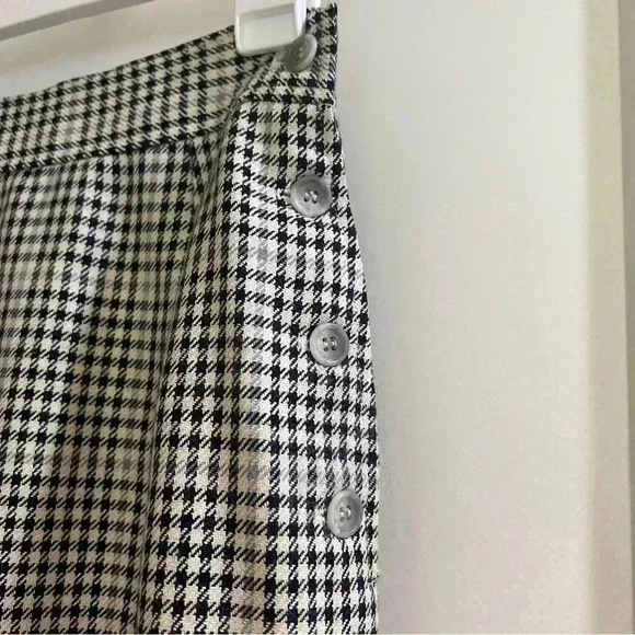 Calvin Klein vintage plaid wool silk skirt women’s size 8 - Picture 6 of 9
